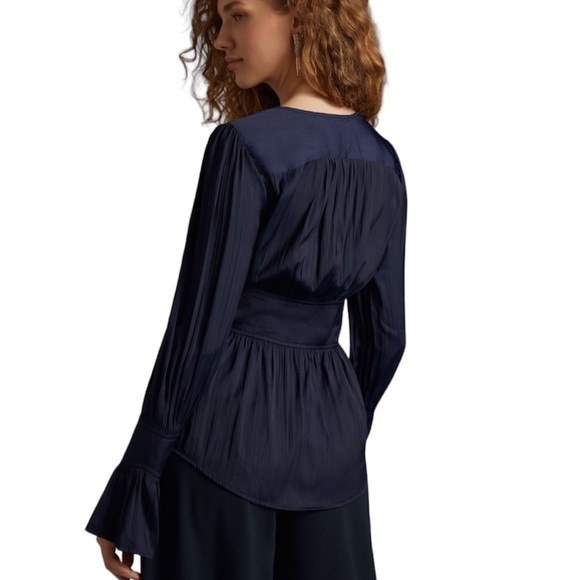 By Anthropologie Deep-V Tunic XS - Picture 3 of 5